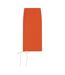 Womens/ladies Knitted Side Tie Slim Midi Skirt Coral Red Off White-2