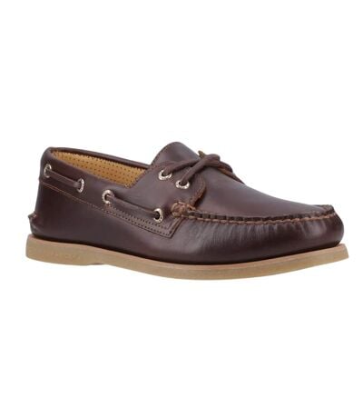Chaussures Bateau Authentic Gold Cup Homme Marron Sperry