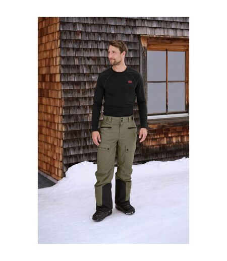 Pantalon de ski glaze homme vert kaki Animal