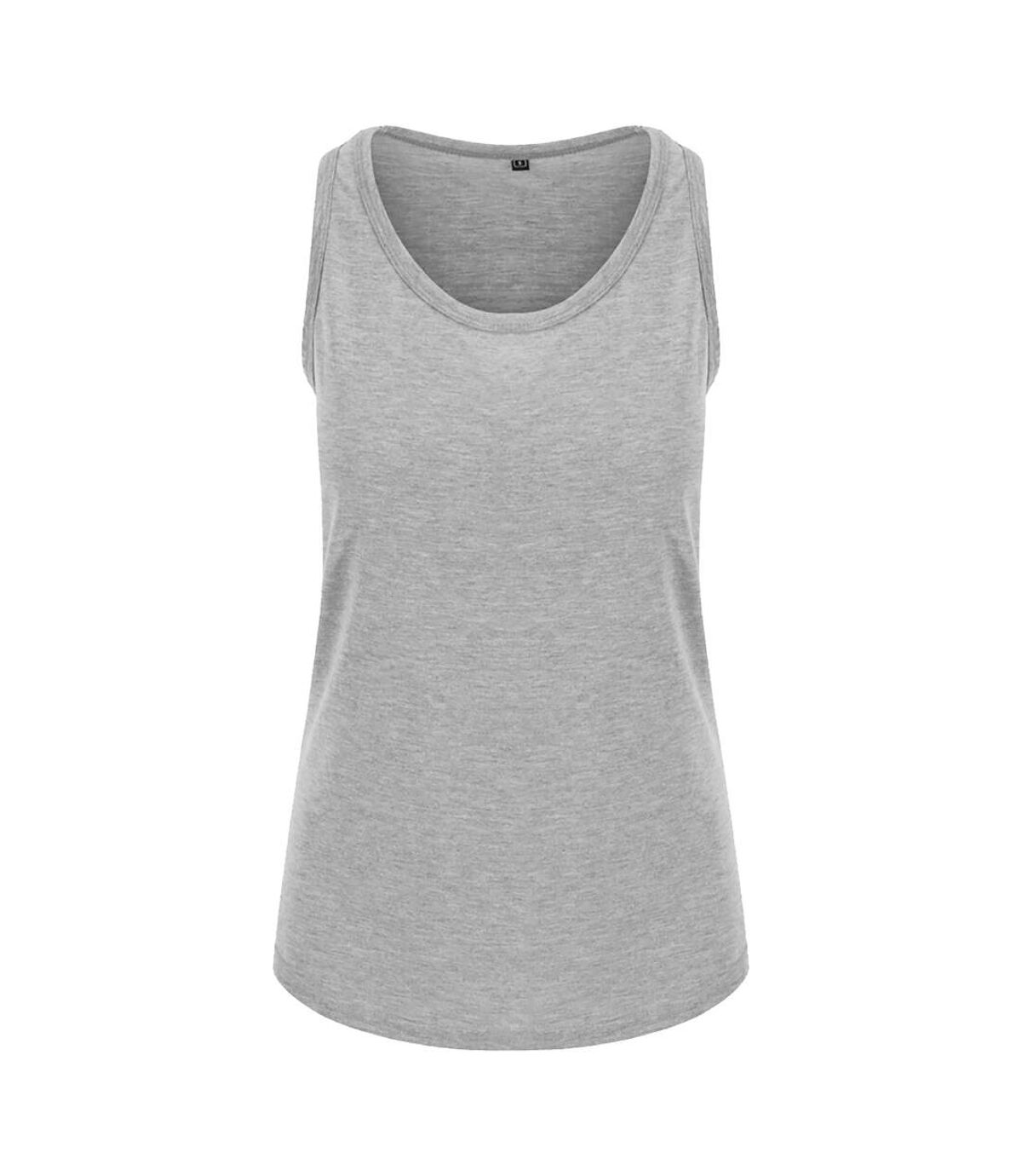 AWDis Just Ts Womens Girlie Tri-Blend Tank Top (Heather Gray)