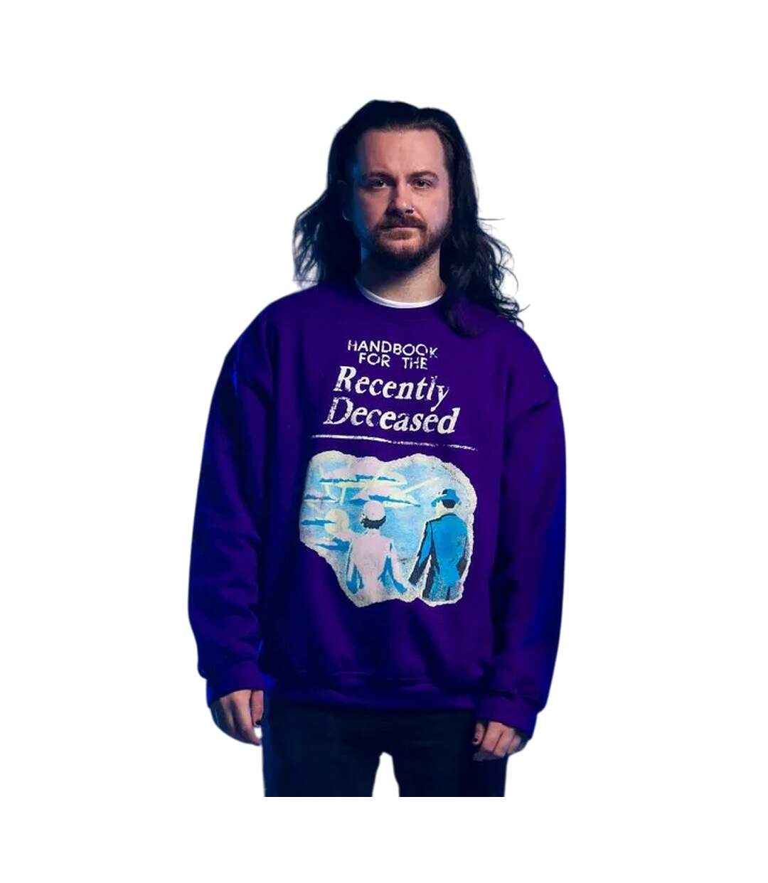 Sweat Handbook For The Recently Deceased Adulte Violet Beetlejuice-1