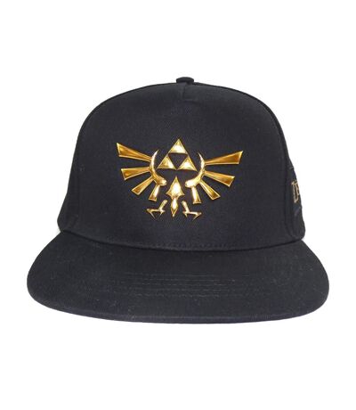 Legend Of Zelda Hyrule Logo Snapback Cap (Black) - UTHE561