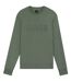 Mens Salbo Cotton Sweatshirt Green Boss-2