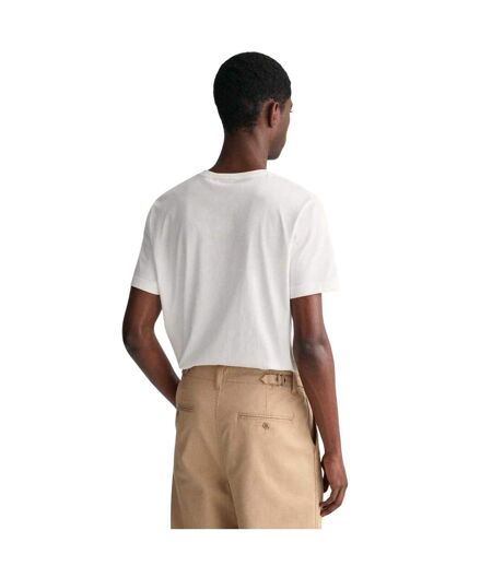 Mens Fit Shield T-shirt White Gant