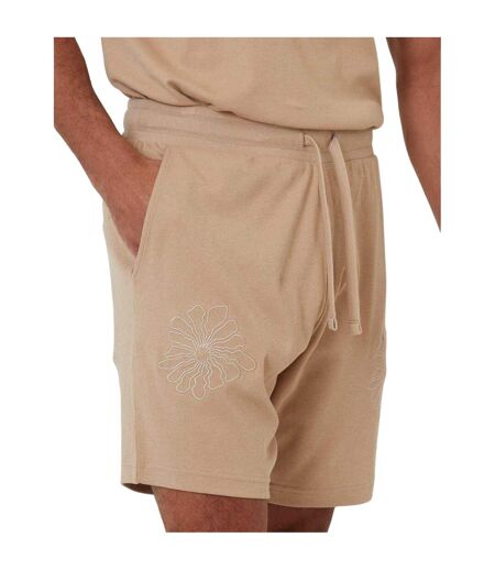 Short Motif/style Floral Ardsley Homme Beige Gris Threadbare