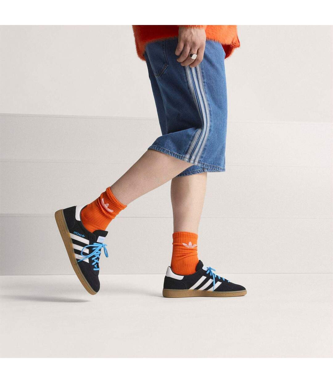 Baskets Spezial Homme Noir Blanc Adidas-3