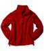Sweat polaire col zippé homme - JN043 - rouge-2