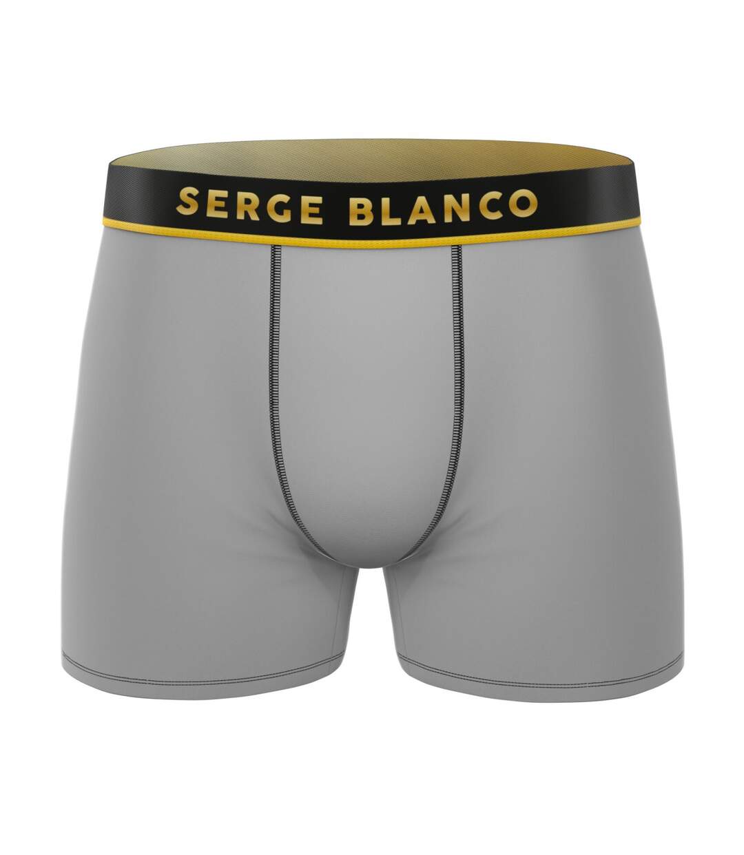 Lot de 3 boxers homme uni modèle Davis Serge Blanco-4