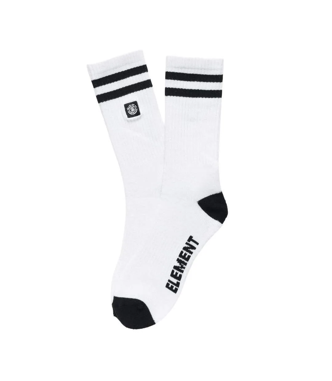 x1 paires de chaussettes blanches/noires homme element clearsight-1