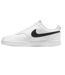 Mens Vision Low Leather Trainers White Black Nike-3