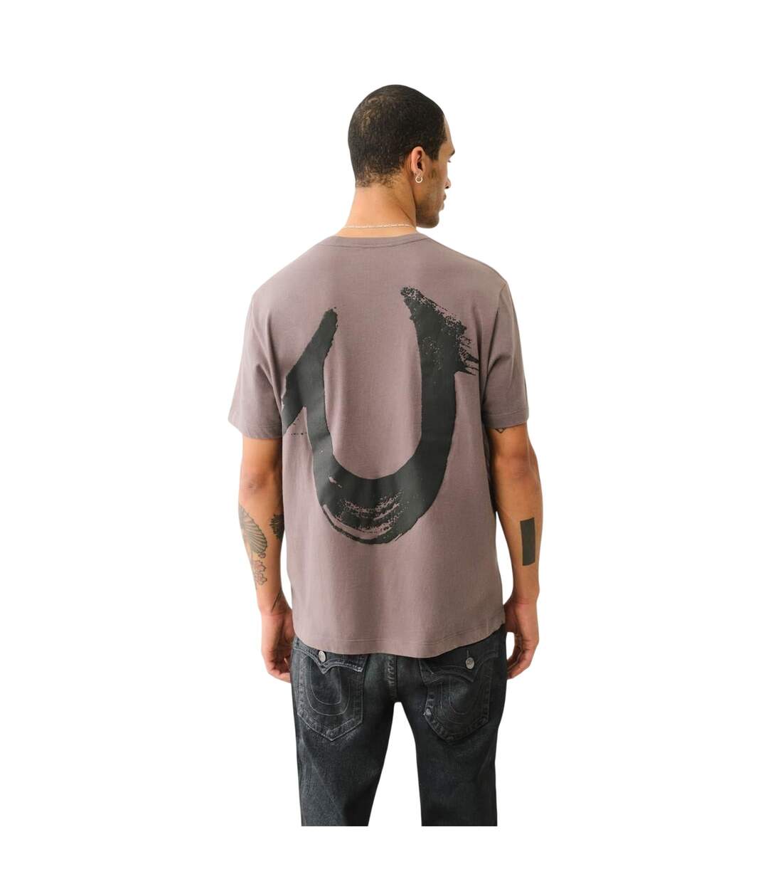 T-shirt Motif/style Fer À Cheval Homme Anthracite True Religion-2