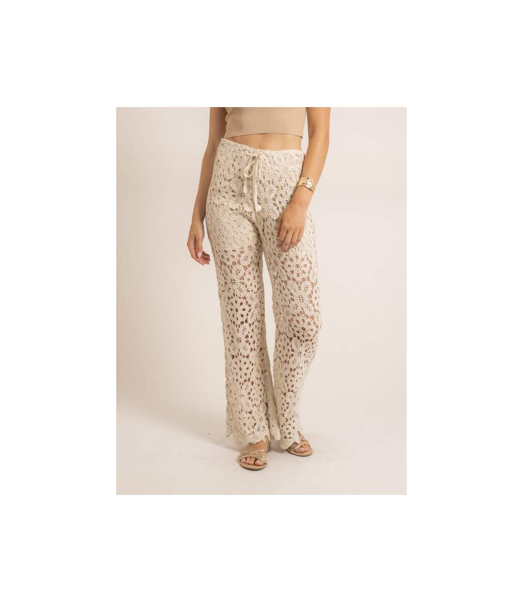 Pantalon crochet ELASMA - Dona X Lisa-1