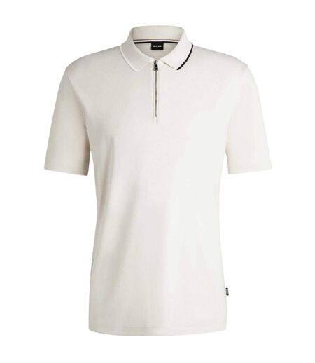 Polo Décontracté Homme Blanc Boss