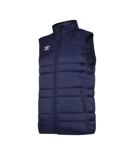 Umbro - Veste sans manches CLUB ESSENTIAL - Homme (Bleu marine foncé / Blanc) - UTUO944