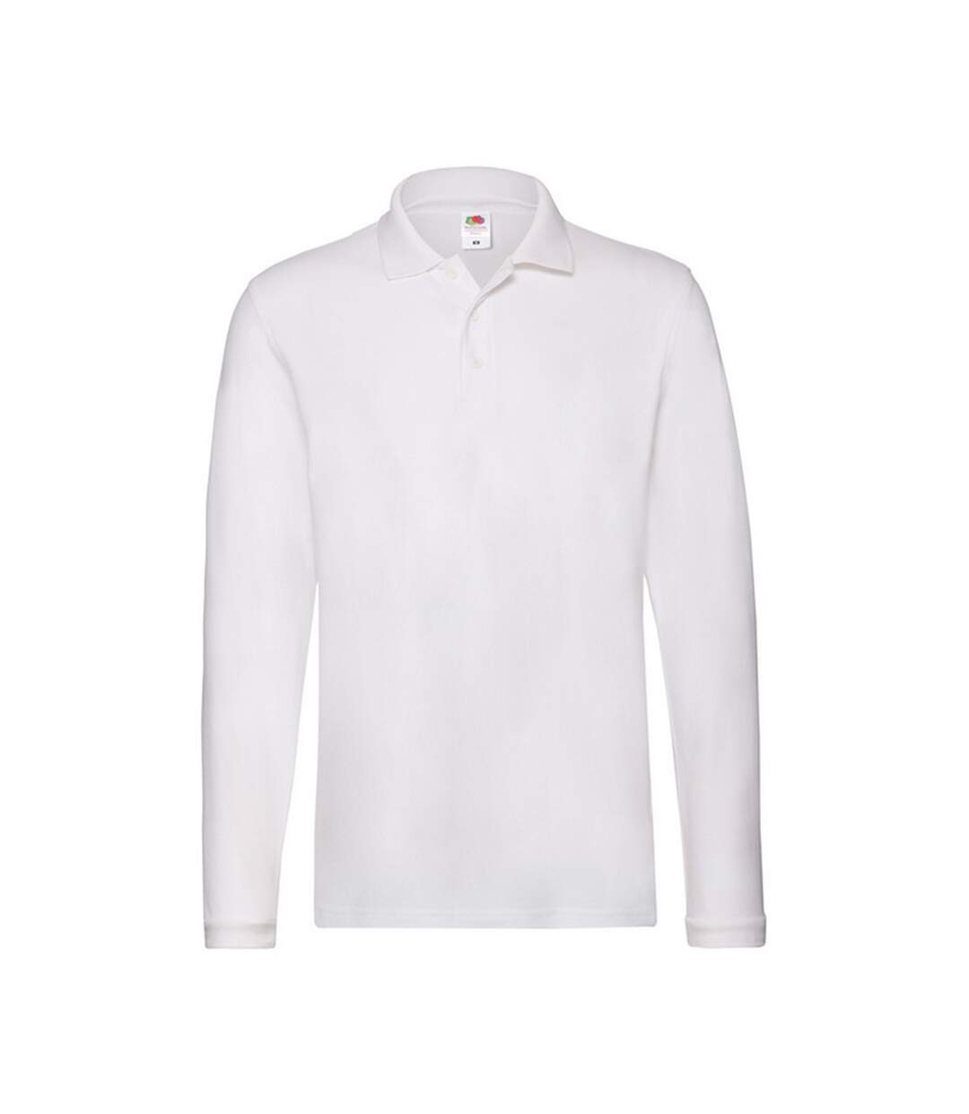 Polo homme blanc Fruit of the Loom-1