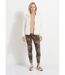 Veste fausse fourrure col montant manches longues-3