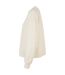 Sweat Femme Sable Blanc Build Your Brand-3