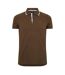 Polo Manches Courtes Firenze Homme Marron Boss-1