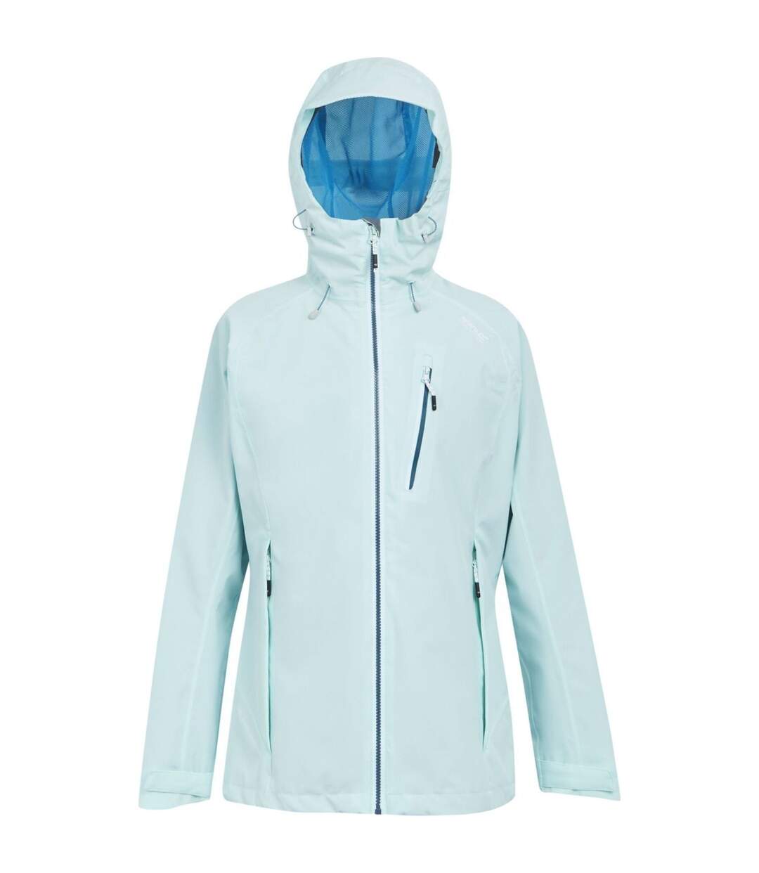 Womens/ladies Birchdale Shell Waterproof Jacket Bleached Aqua Regatta-2