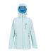 Womens/ladies Birchdale Shell Waterproof Jacket Bleached Aqua Regatta-2