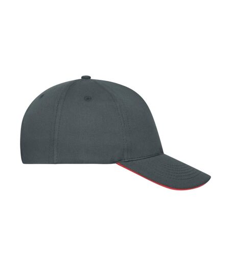 Casquette Graphite Rouge Myrtle Beach