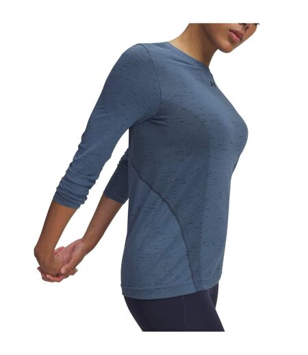 Sweat Manches Longues Vanish Femme Bleu Fumée Under Armour