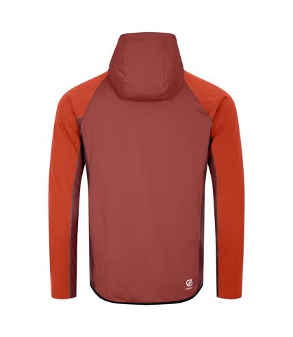 Mens assimlilate ii core stretch midlayer cinnamon/syrah red Dare 2B