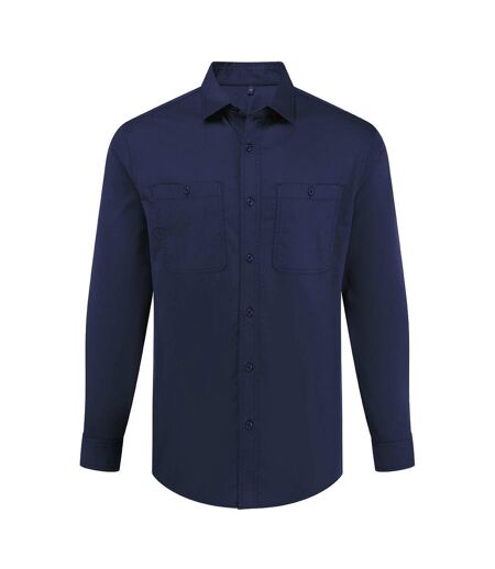 Chemise De Service Utility Adulte Bleu Marine Premier