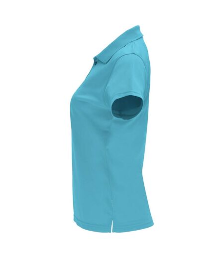 Polo Monzha Femme Turquoise Vif Roly