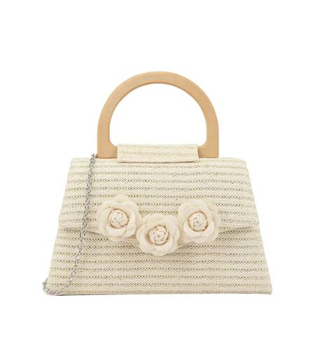 Sac à bandoulière ratana taille unique beige Where´s That From