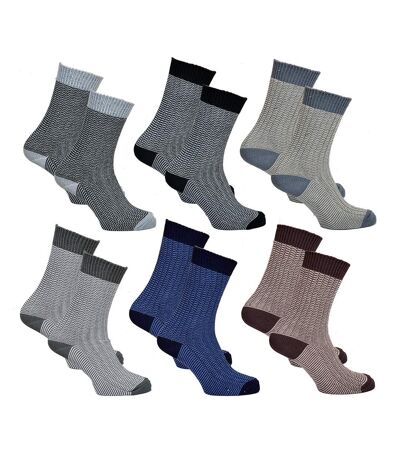 Chaussettes de Travail LA RURALE pour Homme Résistance et Qualité Pro Pack de 6 paires Usage Intensif