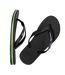 Tongs Motif/style Drapeau Brésilien Femme Noir Ipanema-2