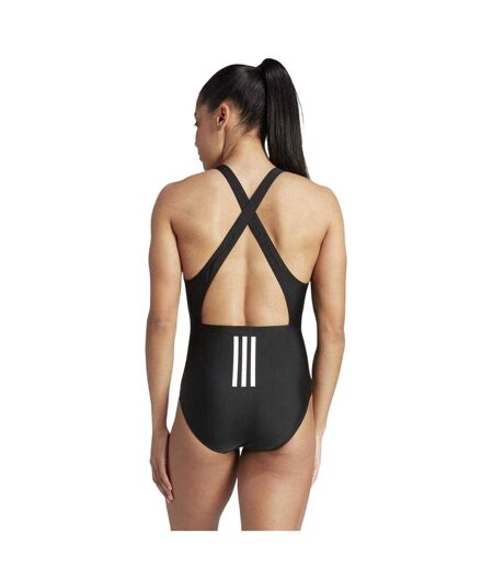 Maillot De Bain 1 Pièce 3s Femme Noir Blanc Adidas