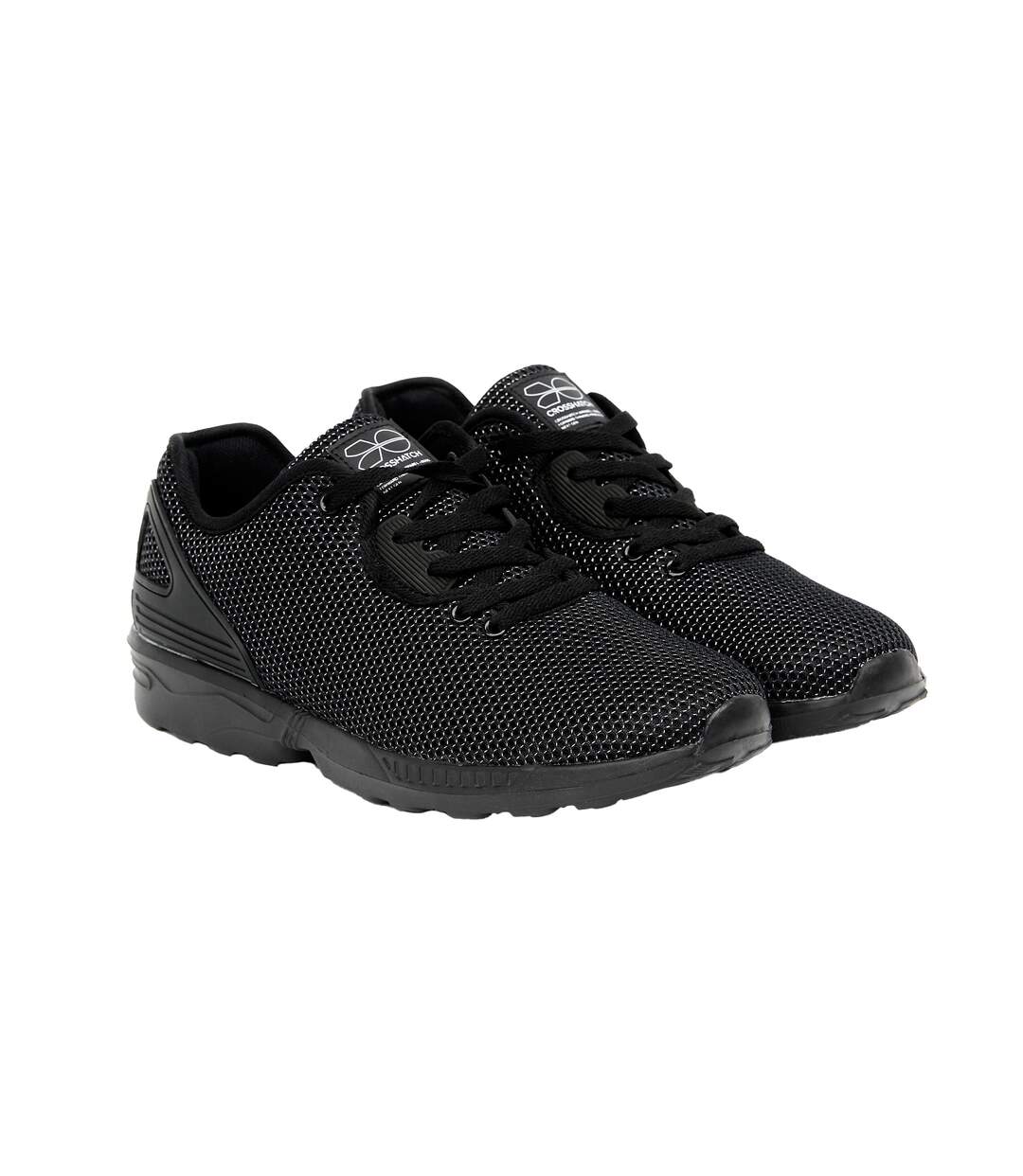Baskets Bekele Mve Homme Noir Crosshatch-1