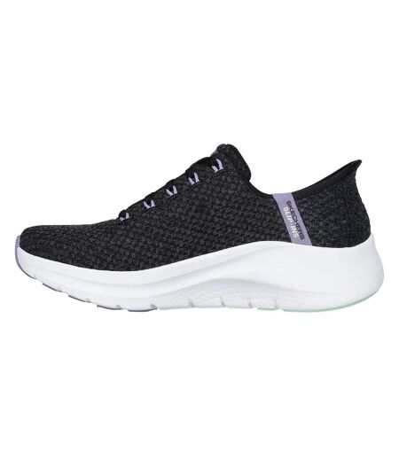 Womens/ladies 2.0 good energy arch fit trainers black Skechers