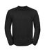 Russell Mens Spotshield Heavy Duty Crew Neck Sweatshirt (Black) - UTRW9373