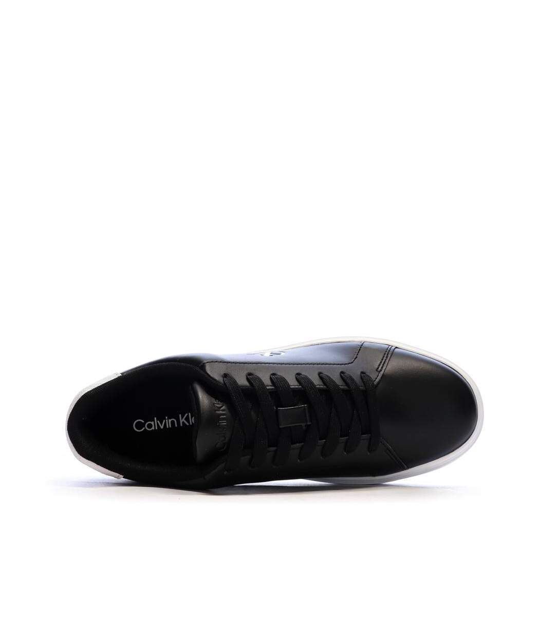 Baskets noires homme calvin klein jeans classic cupsole lace-4