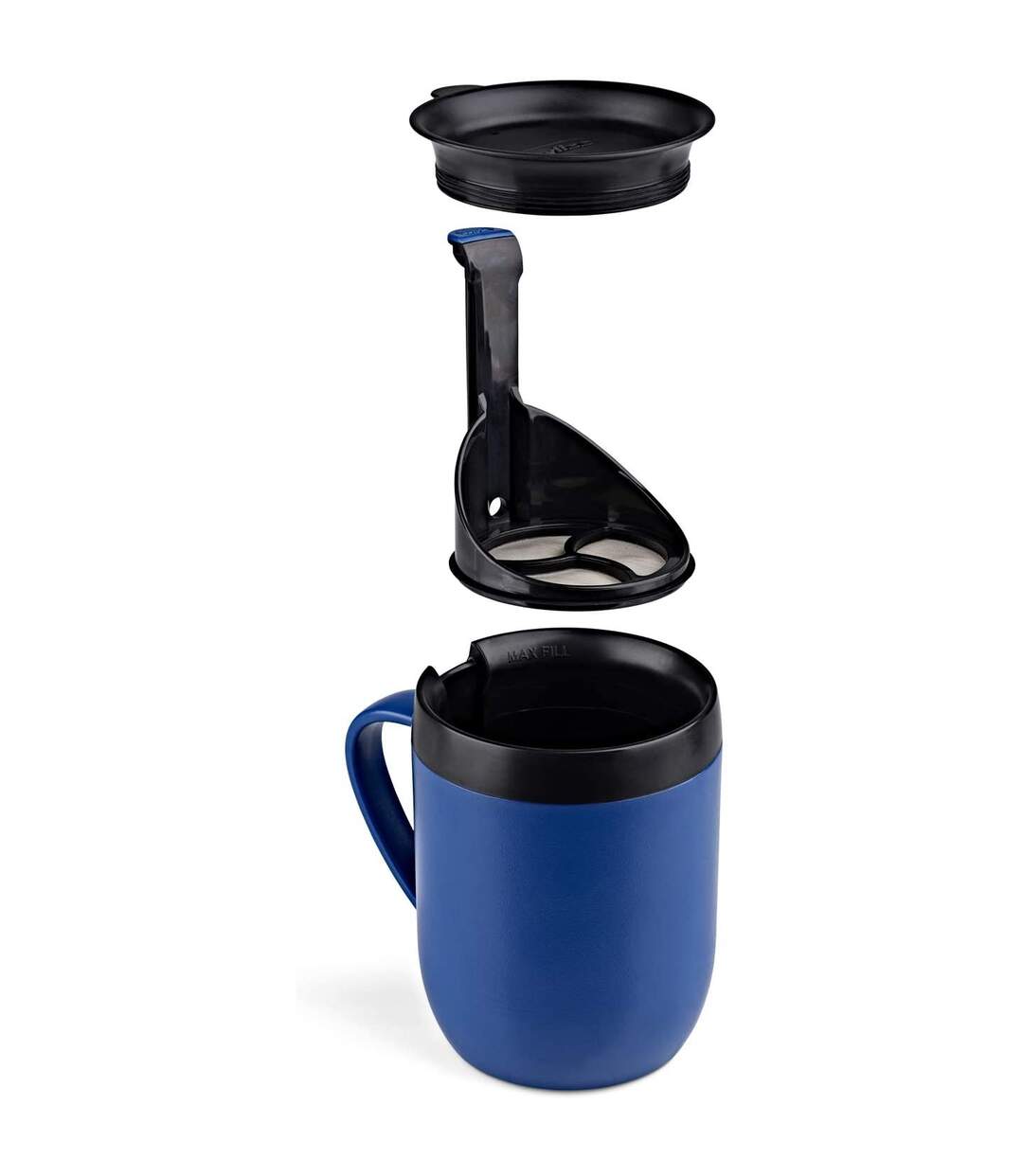 Smart cafe mug 13 x 11.5 x 8.5cm blue Zyliss-2