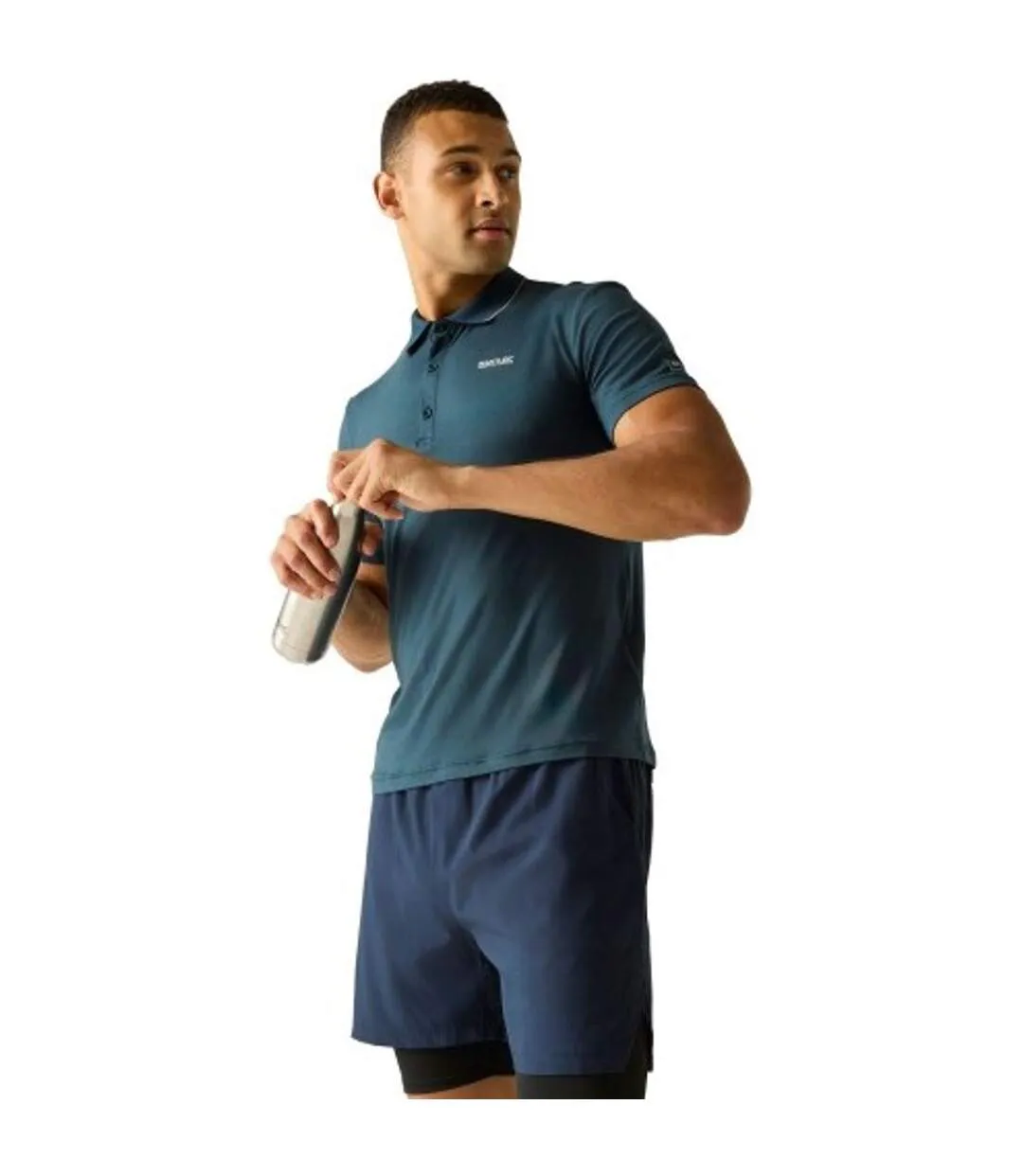 Mens Maverik Stretch Polo Shirt Night Sky Regatta-1