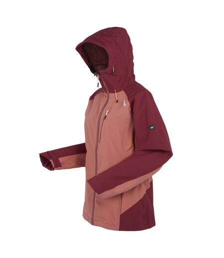 Womens/ladies Birchdale Shell Waterproof Jacket Mineral Red Rumba Red Regatta