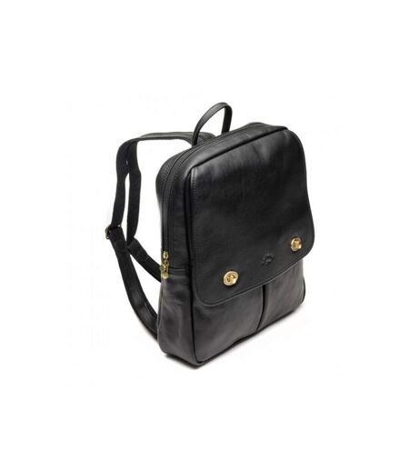 Katana - Sac à dos ville en cuir grand modèle - noir - 7732