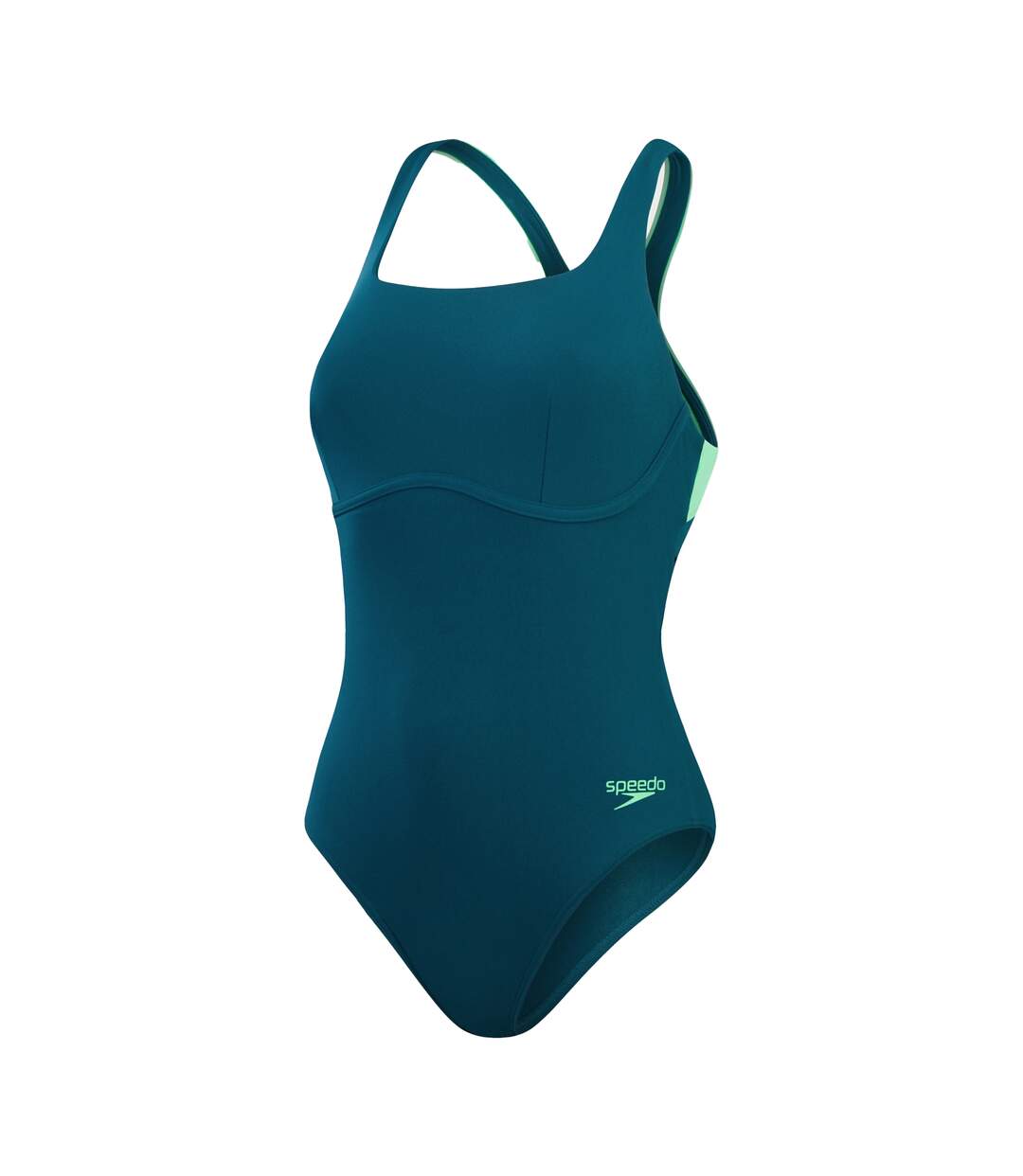 Womens/ladies Flexi-fit One Piece Swimsuit Blue Speedo-2