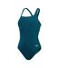 Womens/ladies Flexi-fit One Piece Swimsuit Blue Speedo-2