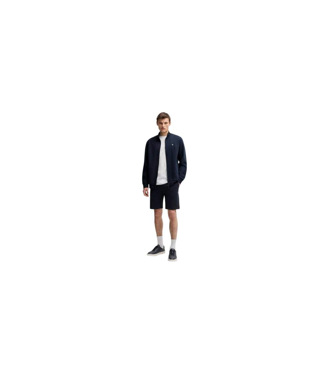 Short Motif/style Monogramme C-leoni Homme Bleu Foncé Boss-1
