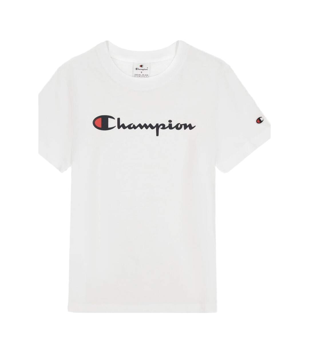 T-shirt Manches Courtes Femme Blanc Champion-2