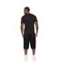 Mens Portville Everyday T-shirt Black Crosshatch-4