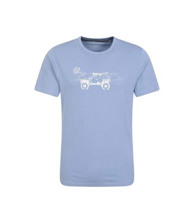 Mountain Warehouse Mens Ocean Drive Natural T-Shirt (Pale Blue)