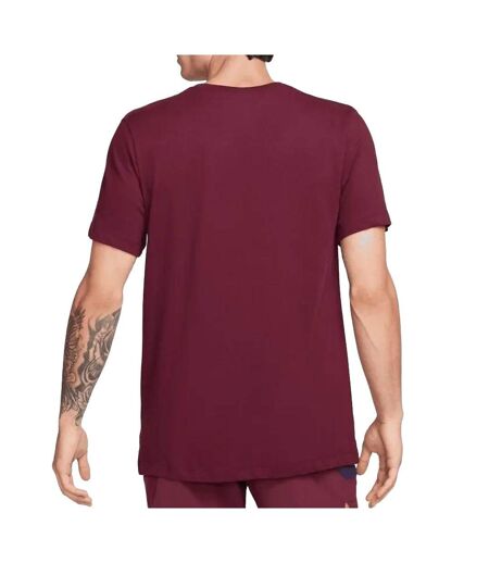 T-shirt Bordeaux Homme Nike Df Trail - L