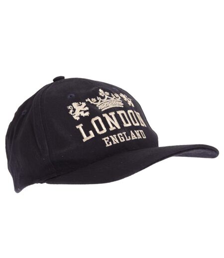 Casquette ´london england´ adulte mixte bleu marine Universal Textiles