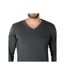 Pull Jack and Jones David V Neck DK Grey Mel